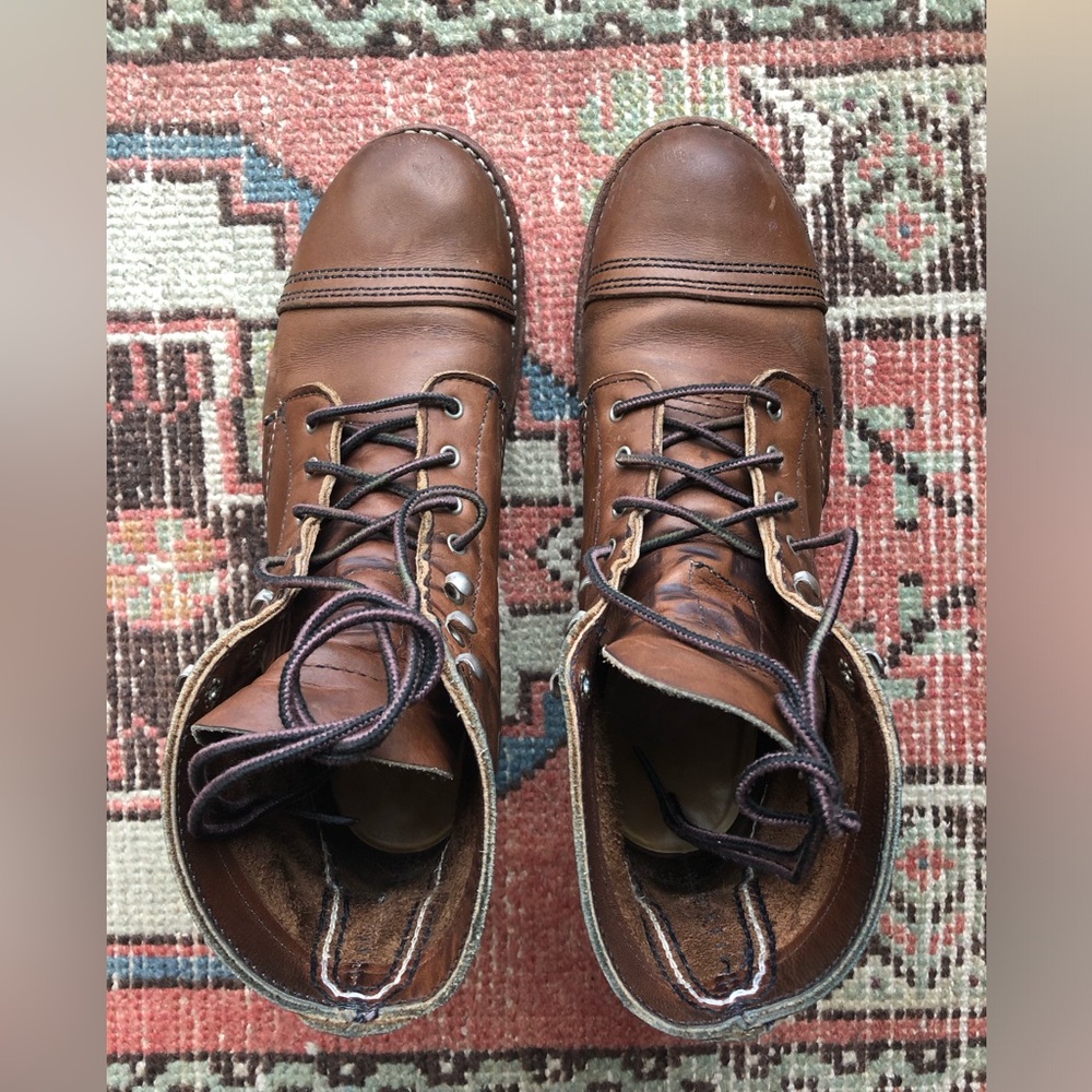 Red Wing Iron Ranger Boots- women’s size 9